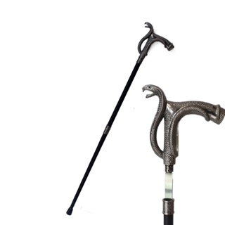 2021 Snake-head Walking Stick Cane Walking Canes Elegant Hand Crutch Vintage Walking Cane Self Defense Stick