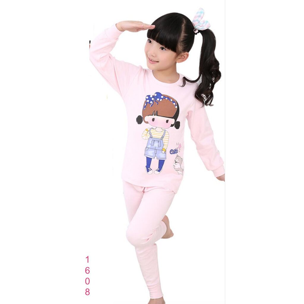 l-pjg-1608-gm-ชุดนอนเด็กหญิง-แนวเกาหลี-สีชมพูลาย-girl-พร้อมส่ง-ด่วนๆ-จาก-กทม