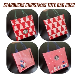 ภาพหน้าปกสินค้ากระเป๋าผ้า Starbucks Christmas 2022 ที่เกี่ยวข้อง