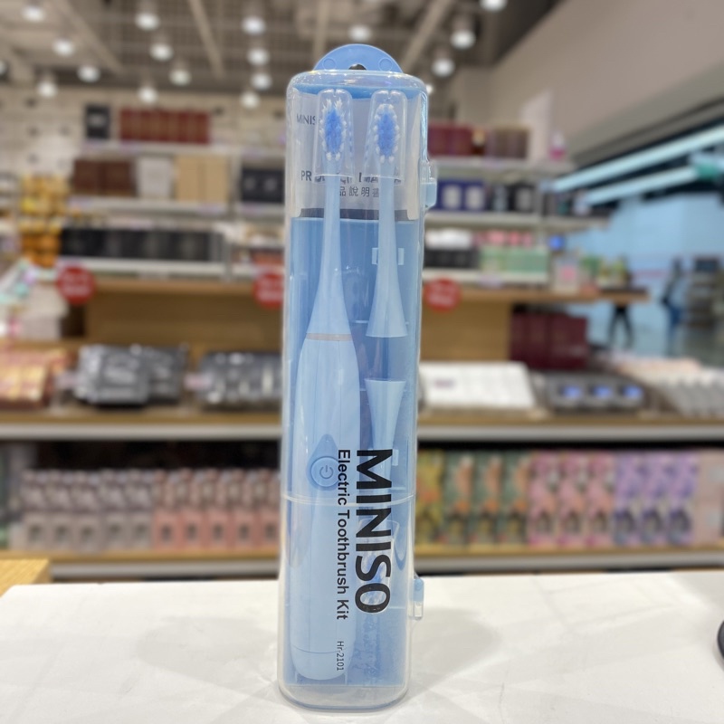 Miniso แปรงสีฟันไฟฟ้า Multicolor Electric Toothbrush Kit Shopee Thailand
