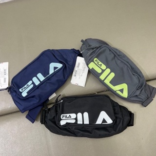 Re-Stock ,, รุ่นขายดี FILA Big Logo กระเป๋าคาดอก มี 2 สี ดำ เขียว♥