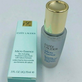 ESTEE LAUDER Micro Essence Skin Activating Treatment Lotion Fresh with Sakura Ferment 15 ml.ฉลากไทย