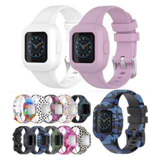 สายนาฬิกาข้อมือซิลิโคน แบบเปลี่ยน สําหรับ GarminFit JR3 Vivofit JR.3