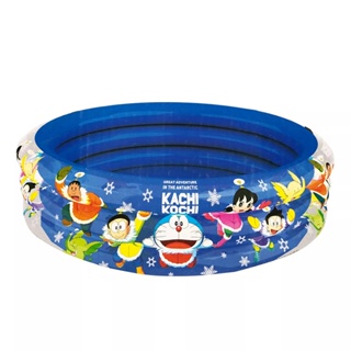 สระว่ายน้ำเป่าลมโดเรม่อน Doraemon คิดตี้ Kitty 3 ลอน ขนาด 4 ฟุตขนาด 120x30 ซม. วัสดุ PVC แข็งแรงทนทาน ปลอดภัย