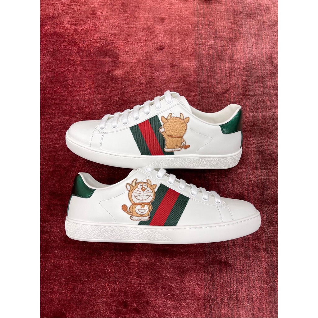 พรี-ราคา4400-gucci-ace-sneakers-หนังแท้-รองเท้ากีฬา38-45