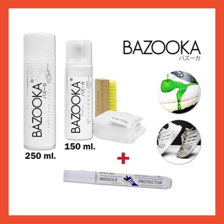 สินค้า โค้ดYPZKT50ลดทันที50 Bazooka Spray and Cleaner with Midsole Protector (สเปรย์กันน้ำและชุดทำความสะอาด+ปากกากันเหลือง)