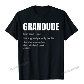 Mens Funny GRANDUDE Cool Grandpa Novelty T Shirt Camisas Men Cotton Men Tshirts Simple Style T Shirt Faddish Europe