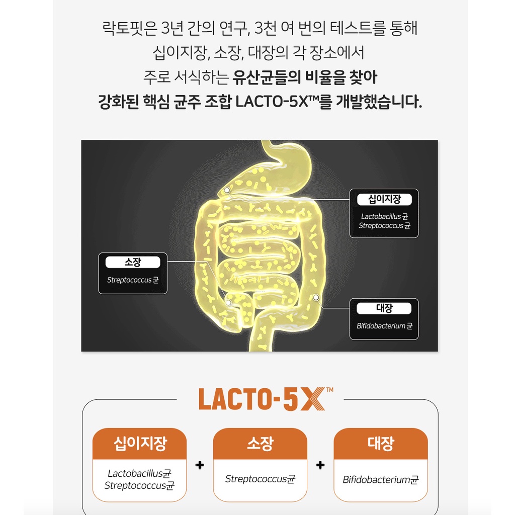 ภาพสินค้า( แท้ / พร้อมส่ง ) LACTO-FIT Prebiotic Detox โปรไบโอติก ดีท๊อกลำไส้ อันดับ 1 ของเกาหลี จากร้าน my.cosmetic บน Shopee ภาพที่ 7