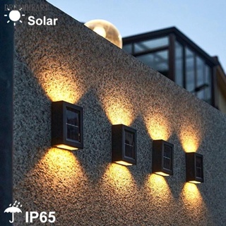 โคมไฟติดผนัง พลังงานแสงอาทิตย์ กันน้ํา สําหรับสวน ระเบียง ระเบียง