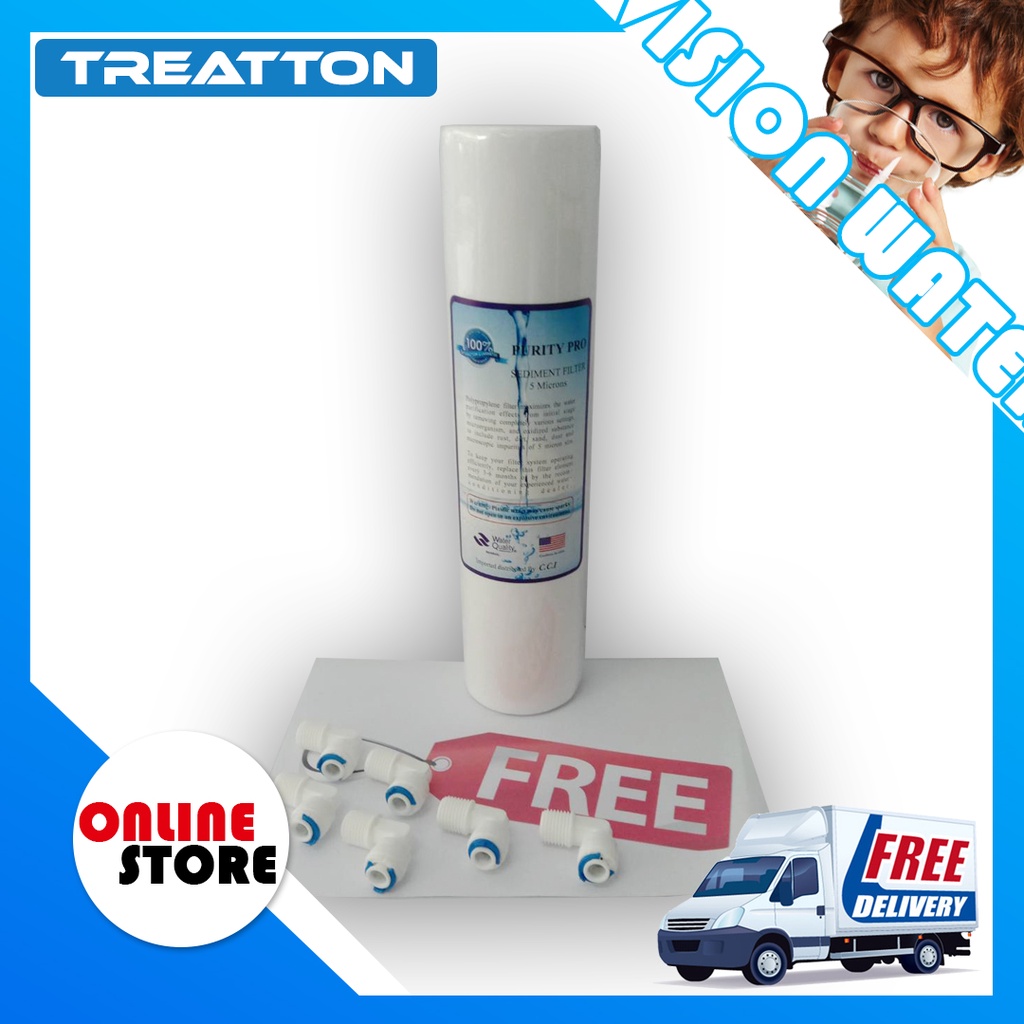 treatton-เครื่องกรองน้ำ-5-ขั้นตอน-ไส้กรองน้ำแร่-2-ขั้นตอน-พร้อมอุปกรณ์ครบชุด-แถมฟรีไส้กรองน้ำ-pp-5-micron-1-fitting