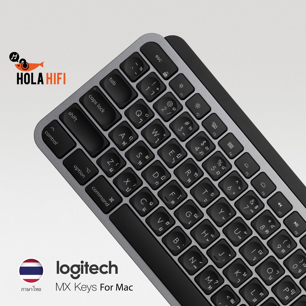 logitech-mx-keys-keyboard-คีย์บอร์ดไร้สาย-ภาษาอังกฤษ-ไทย-ภาษาไทย-ของใหม่-พร้อมส่ง-รับประกันศูนย์-1ปี-space-gray