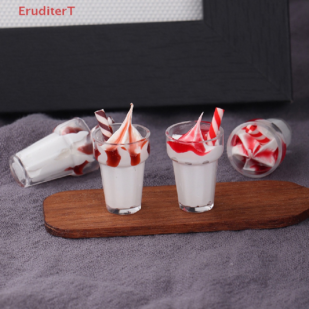 eruditert-ถ้วยไอศกรีมจิ๋ว-1-12-อุปกรณ์เสริม-สําหรับบ้านตุ๊กตา-ใหม่