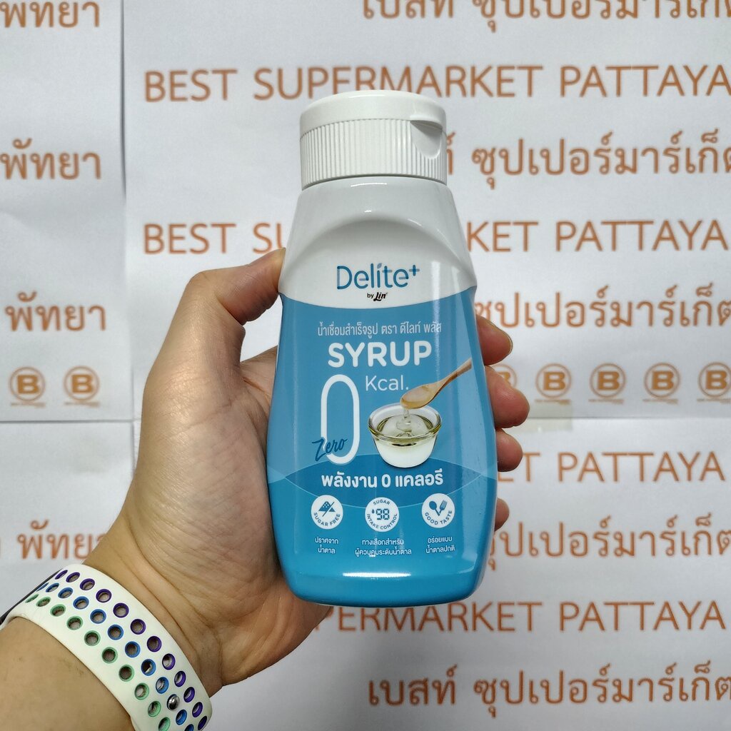 ลิน ดีไลท์ พลัส น้ำเชื่อมสำเร็จรูป พลังงาน 0 แคลอรี 300 มล. Delite+ by ...