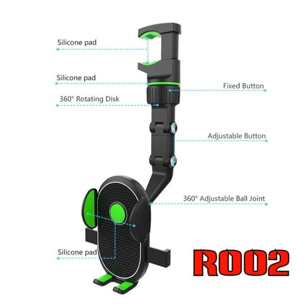 ส่งด่วน24ชม-ที่วางโทรศัพท์-ยึดกระจกมองหลัง-r002-360-ส่งด่วน-กทม-ของแท้-ปรับได้-360-องศา-ยึดกระจกมองหลัง