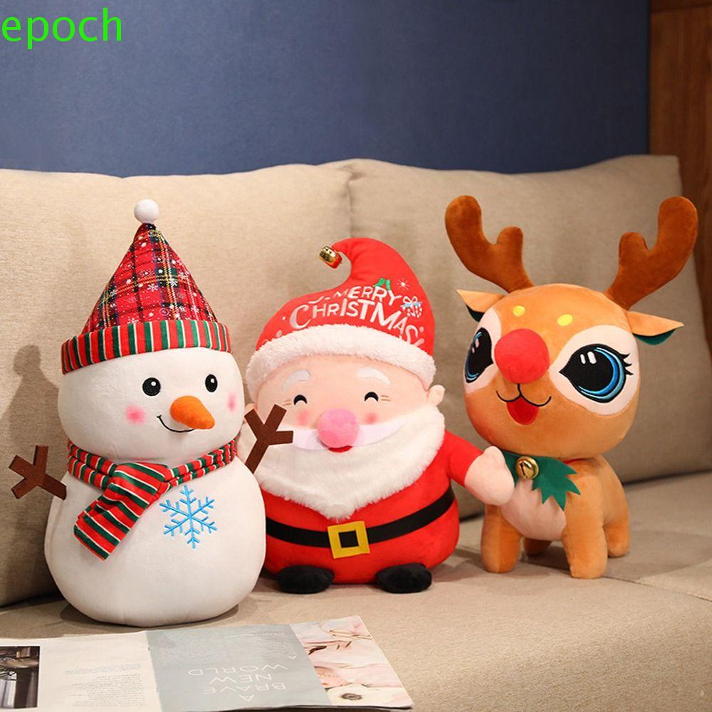 epoch-ตุ๊กตาสัตว์น่ารัก-ผ้ากํามะหยี่ขนนิ่ม-สําหรับตกแต่งบ้าน-เทศกาลคริสต์มาส-ปีใหม่