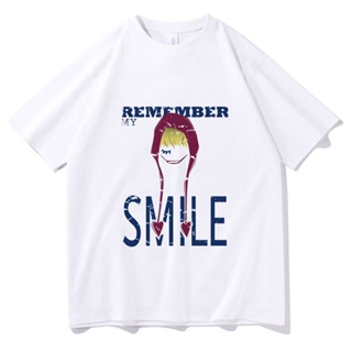 เสื้อยืด Diy Men Women T Shirt New Anime ONE PIECE Tshirt Corazon Printing T-shirt Donquixote Rosinante Smile Tee Summer