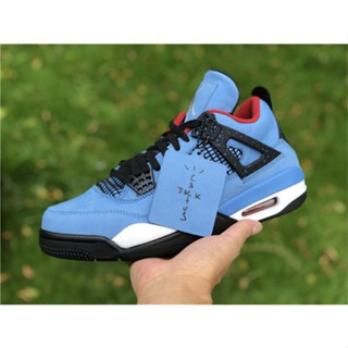 Travis Scott X Air Jordan 4 Houston Oilers น้ํามันเครื่อง สําหรับผู้ชาย