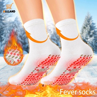 ถุงเท้าสกี ให้ความอบอุ่น ป้องกันความเจ็บปวด ระบายอากาศได้ดี สวมใส่สบาย แฟชั่นฤดูหนาว สําหรับผู้หญิง และผู้ชาย 1 คู่