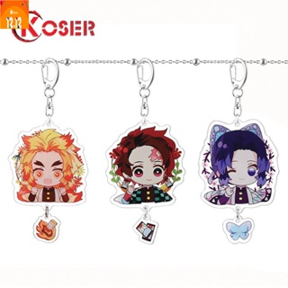 ♦❍✈1Pcs พวงกุญแจอะคริลิค ลาย อนิเมะ Demon Slayer ดาบพิฆาตอสูร Nezuko Tanjiro Shinjurou Shinobu Giyuu Anime Kimetsu no Ya