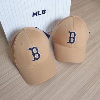 พร้อมส่ง💥💥หมวก MLB แท้💯% หมวกสีน้ำตาล