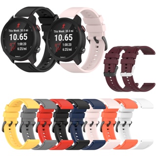 สายนาฬิกาข้อมือซิลิโคน 20 มม. แบบเปลี่ยน สําหรับ Garmin Vivoactive 3 Forerunner 645 245 245M 55 158