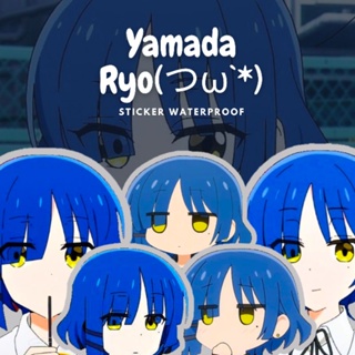 สติกเกอร์ ลายการ์ตูนอนิเมะ RYO YAMADA BOCCHI THE ROCK! (กันน้ํา)