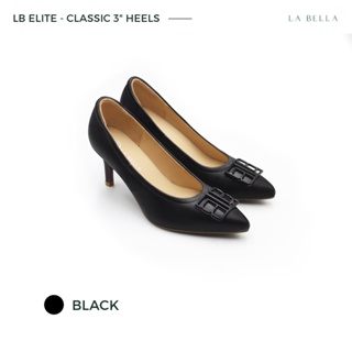 สินค้า LA BELLA รุ่น LB ELITE CLASSIC 3 HEELS  - BLACK