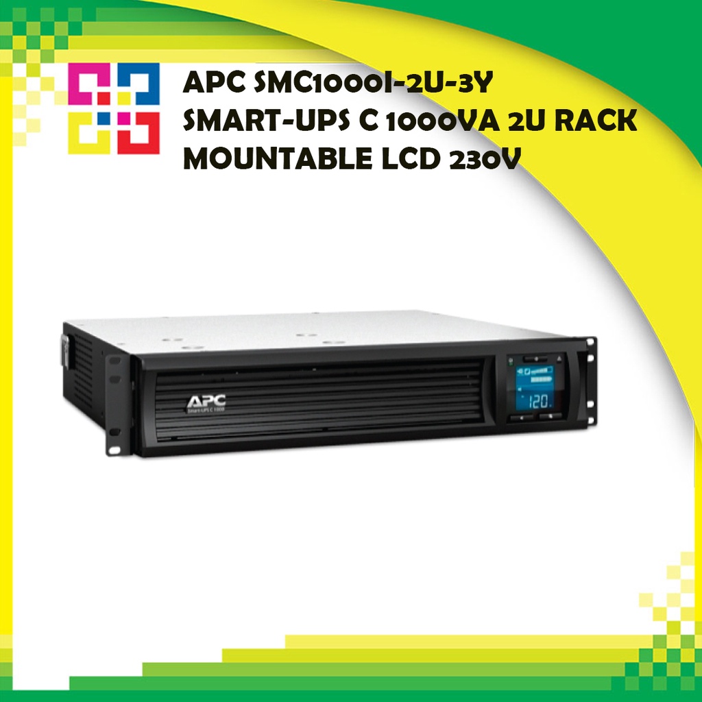 apc-smc1000i-2u-3y-smart-ups-c-1000va-600w-2u-rack-mountable-lcd-230v