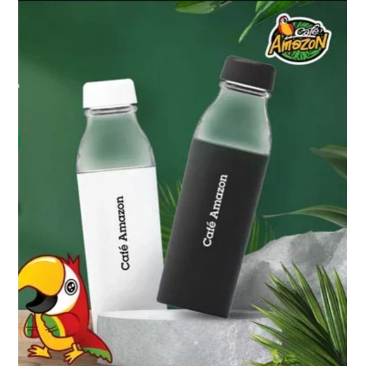 ขวดน้ำ cafe'amazon black&white bottle Shopee Thailand