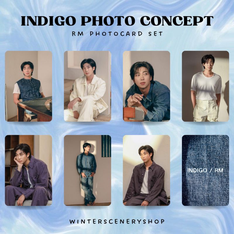 โฟโต้การ์ด-rm-bts-indigo-photo-concept-โฟโต้การ์ด-7-ชุด-1-ชุด