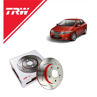 TRW XPS จานเบรค 1 ใบ HONDA CITY JAZZ GE ปี 08-13 CIVIC EK ES FREED / CITY JAZZ GK ปี 14-19 CITY 1.0 TURBO