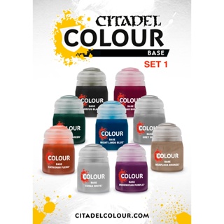 CITADEL COLOUR: BASE  SET1  สีอะคริลิคสูตรน้ำ กลุ่มสี เบส