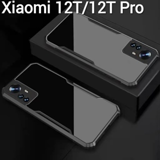 Xiaomi 12Tตรงรุ่น(พร้อมส่งในไทย)เคสกันกระแทกขอบสีหลังใสXiaomi 12T/12T Pro/Mi 12T/Mi 12T Pro
