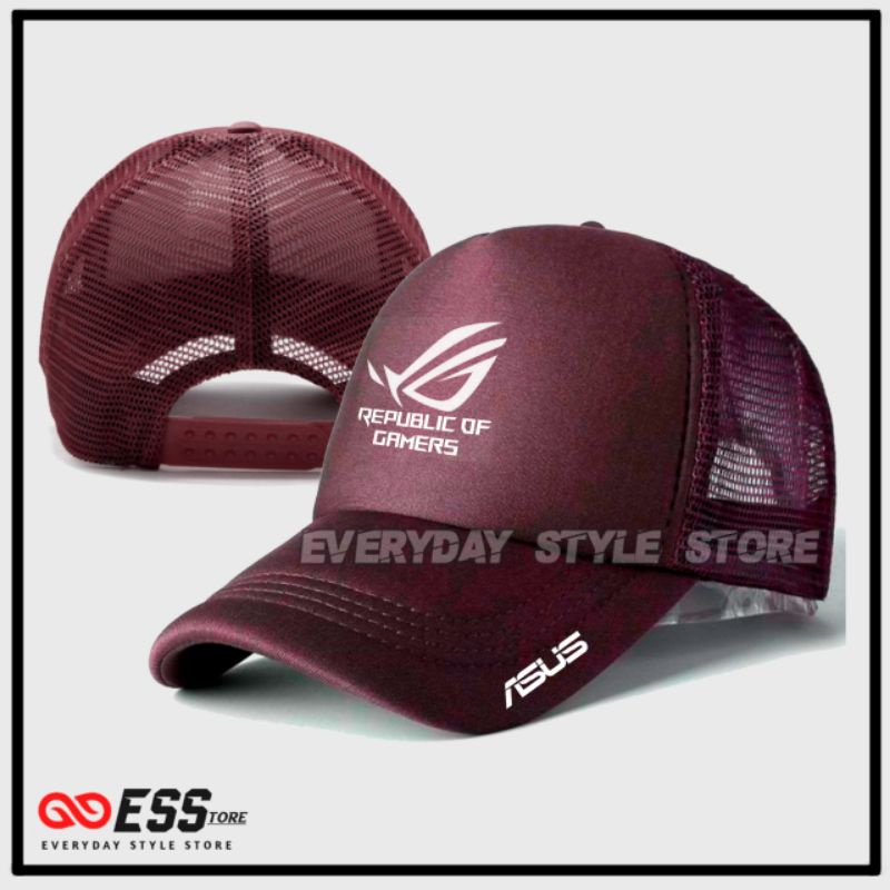 หมวกตาข่าย-ลาย-republic-of-gamers-asus-rog-trucker