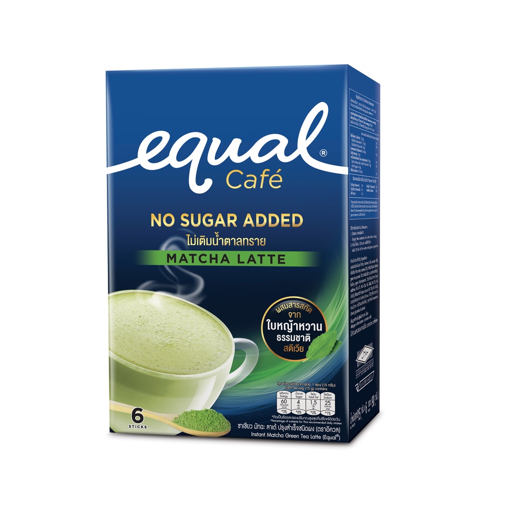equal-instant-matcha-green-tea-latte-6-sticks-อิควล-ชาเขียว-มัทฉะ-ลาเต้-ปรุงสำเร็จชนิดผง-1-กล่อง-0-kcal