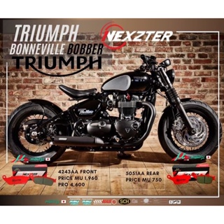 ผ้าเบรค Triumph Bonneville 1200 Bobber