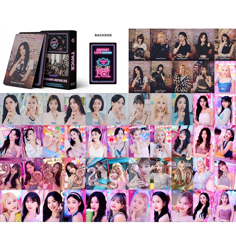 โปสการ์ด-twice-photocard-2023-seasons-greeting-album-lomo-55-ชิ้น-กล่อง-พร้อมส่ง