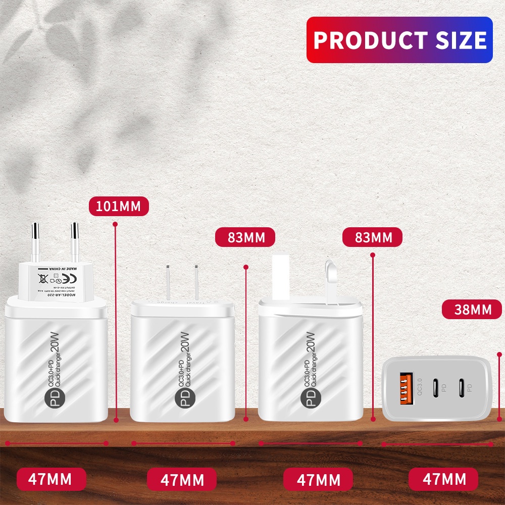 elough-อะแดปเตอร์ที่ชาร์จ-usb-type-c-3-0-qc-3-0-แบบคู่-ชาร์จเร็ว