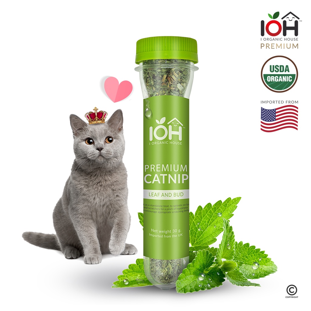 ภาพหน้าปกสินค้าIOH Premium CATNIP - LEAF AND BUD 100% Naturals แคทนิป กัญชาแมว สมุนไพรสำหรับแมว (พร้อมส่งจากไทย)