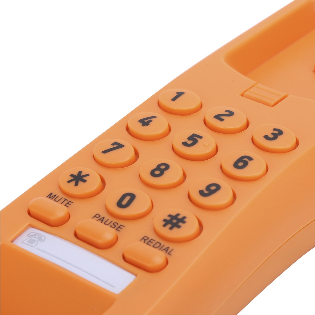 ภาพสินค้าElectron000 KX‑T628 โทรศัพท์บ้าน โทรศัพท์มีสาย โทรศัพท์สำนักงาน โทรศัพท์ตั้งโต๊ะ แบบบาง สำหรับพกพา สีส้ม โทรศัพท์บ้าน สำหรับติดผนัง จากร้าน kuike073.th บน Shopee ภาพที่ 7