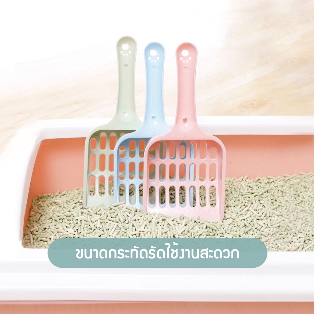 ภาพหน้าปกสินค้าEGG ที่ตักทรายแมว ช้อนตักทรายแมว ที่กรองทำความสะอาดทรายน้องแมว 9สี ขนาด 8.5x19.5x2.5x cm ป้องกันความชื้น เบา จากร้าน madison0812 บน Shopee