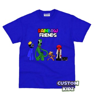 เสื้อยืด พิมพ์ลาย Rainbow Friends พรีเมี่ยม สําหรับเด็กผู้ชาย และผู้หญิง