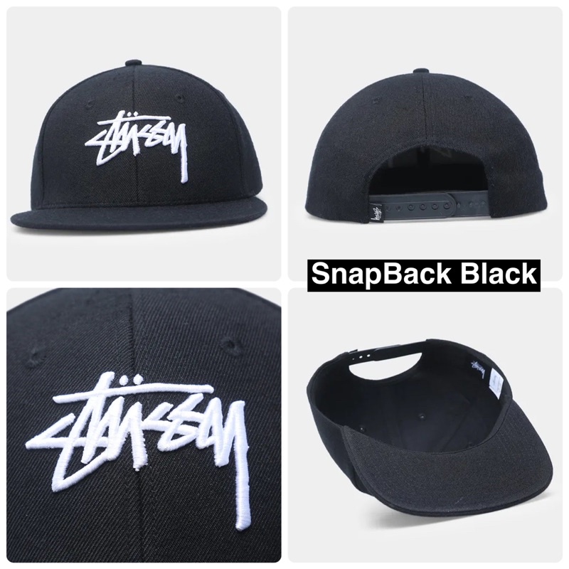 พร้อมส่ง-st10-หมวก-stussy-snapback-และ-trucker-ของแท้