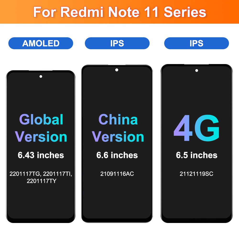 หน้าจอ-lcd-สําหรับ-xiaomi-redmi-note-11-4g-21121119แผงหน้าจอสัมผัสดิจิทัล-สําหรับ-redmi-note-11-5g-21091116ac