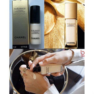 ของแท้ พร้อมส่ง !! ตัวแพง   ราคาเต็ม 18,900 หายาก CHANEL SUBLIMAGE L’ESSENCE FONDAMENTALE หัวปั๊ม 5 ML. ราคาเต็ม 18,900