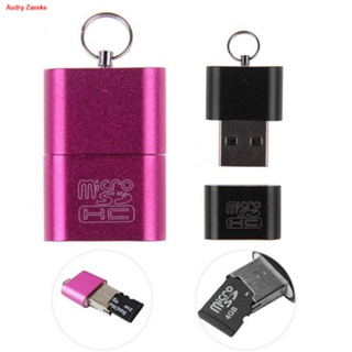 จัดส่งจากกรุงเทพMini Aluminium Alloy USB 2.0 T Flash TF Micro SD Memory Card Reader Adapter ตัวอ่านข้อมูลเข้าคอมพิวเตอร์