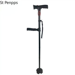 Collapsible Telescopic Folding Elder Cane LED Walking Trusty Sticks Elder Crutches for Mother The Elder Fathers Outdoor