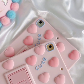 💜เคสไอแพด น่ารัก เคสสำหรับ gen7/8/9 10.2 Pro11 soft case สมาร์ทพับแบบขาตั้งเคสกันกระแทกไอแพด Air4/5 เคสแบบขาตั้ง Holder