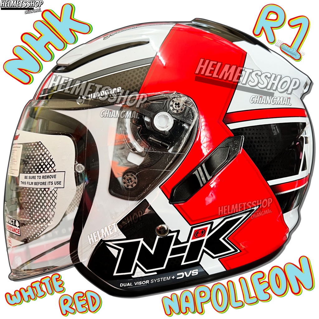 NHK R1 NAPOLEON WHITE RED | Shopee Thailand