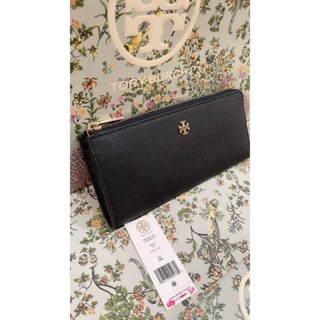 พร้อมส่ง 🔥Sale 3799🔥 รุ่นใหม่ กระเป๋าสตางค์ใบยาว Tory Burch Emerson L- Zip Continental Wallet